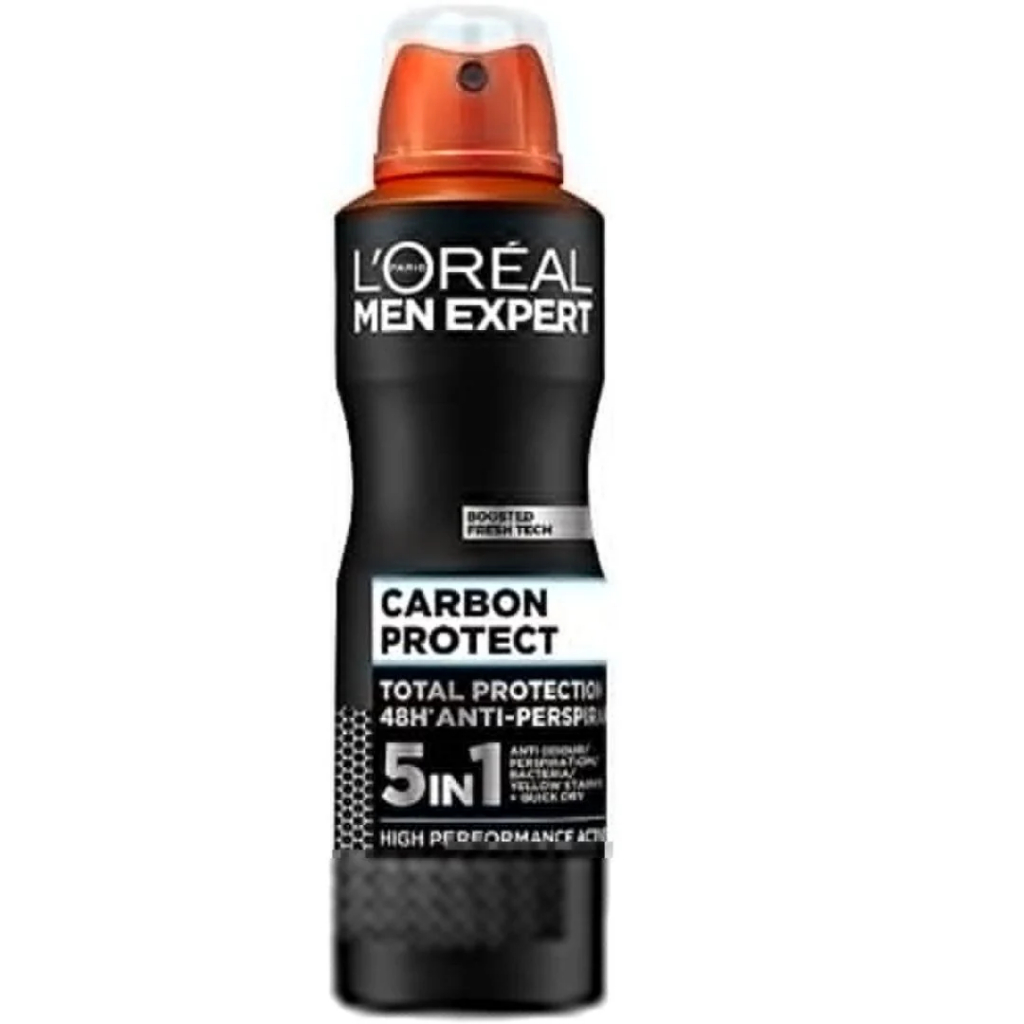 Loreal Men Deodorant Spray 150ml - Carbon Protect